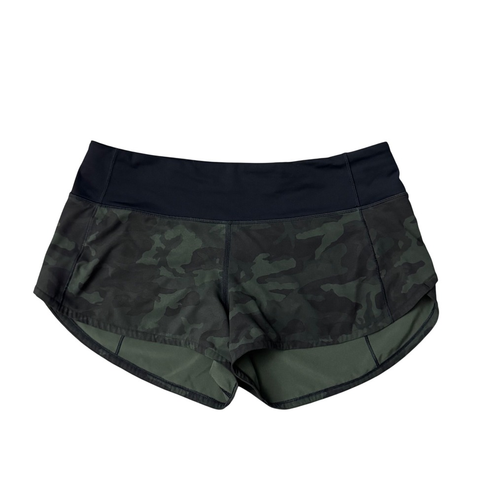 Lululemon Speed Up Low-Rise Short Camo Athletic Running Size 6